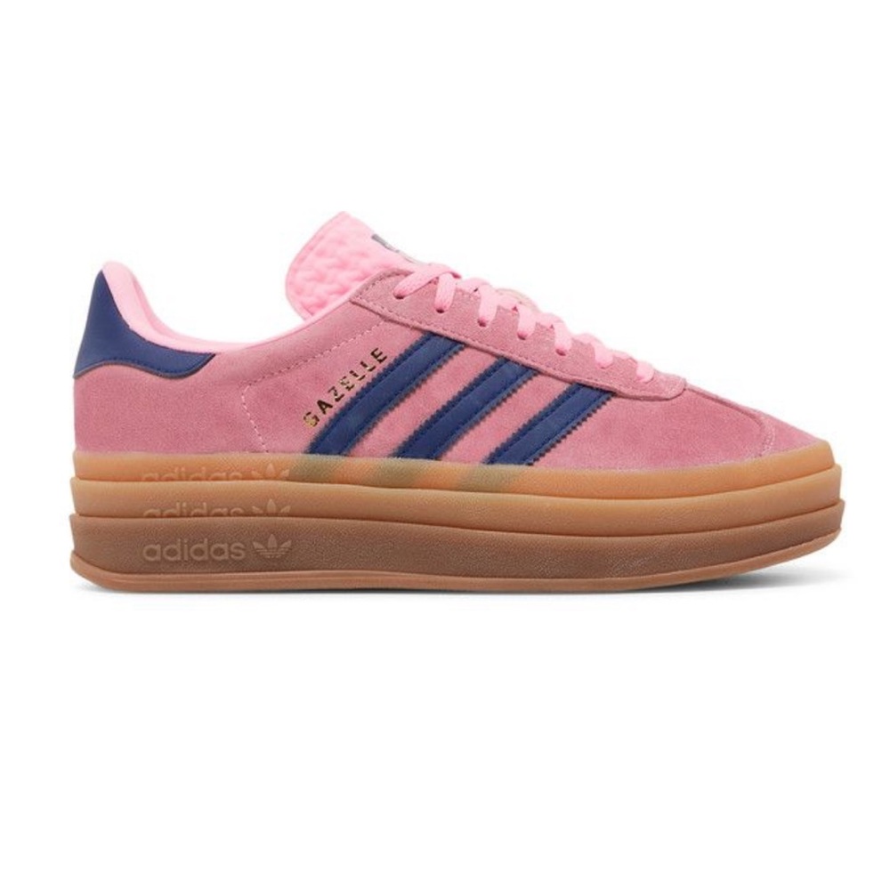 Adidas Gazelle Pink and Navy Sneakers